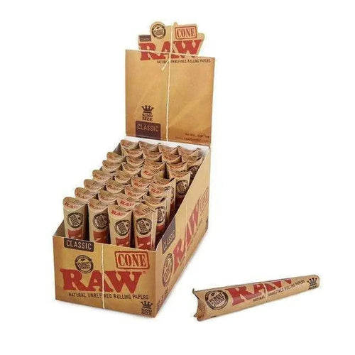 Raw Classic Pre Rolled King Size 3 Pack Cones