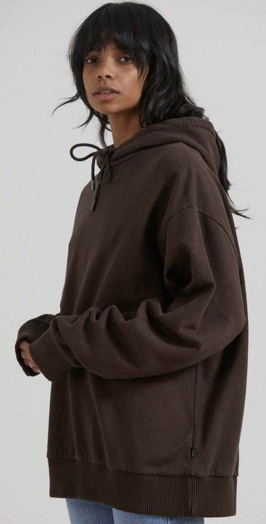 Afends THC Unisex Hemp Oversized Pull on Hood - Coffee – Get Afends THC Unisex Hemp Oversized Pull on Hood - Coffee – Get