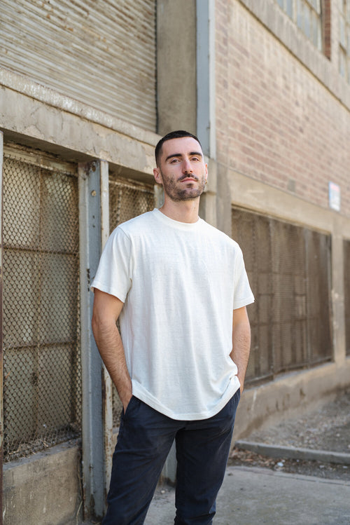 Hemp clothing Hemp Boxy Shirt / Natural