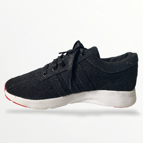 Pure Hemp Trainers - Black Widow