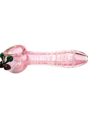 Glass pipe.   Agung Pink Cherry Peace Pipe