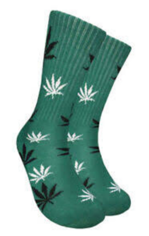 Mad Toro Hemp Leaf Socks - Green