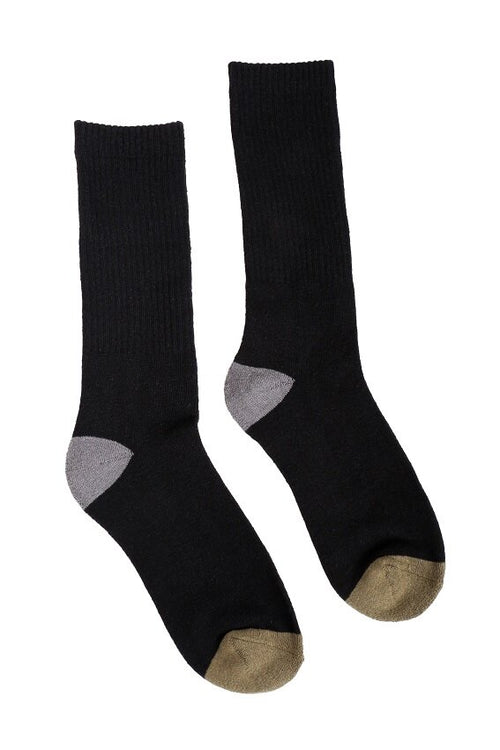 Hemp Crew Socks / Black