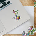 Blooming Bong Floral Sticker: 2