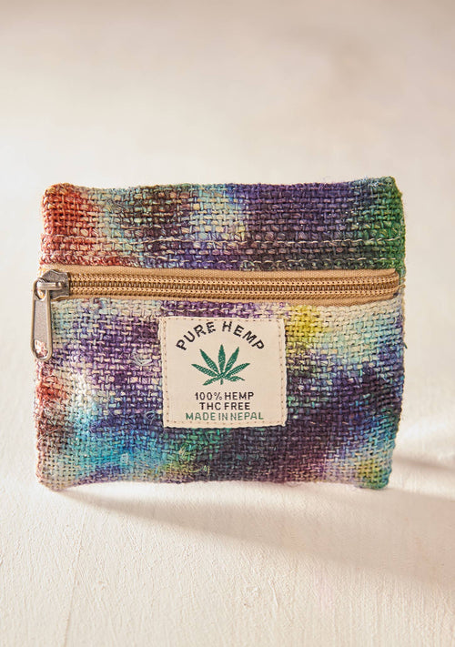 Tie Dye Hemp Purse