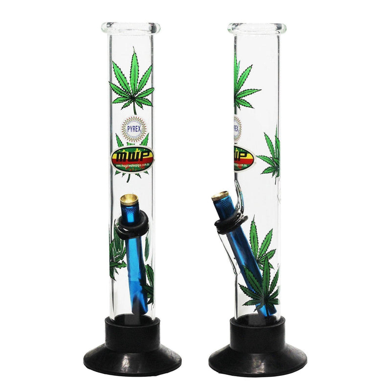 Large Glass Green Leaf Didgeridoo 30cm