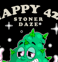 Happy 420 24/7 WOMENS RACERBACK: MEDIUM - Get Hempified Store