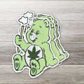 Caring Weed Bear Sticker- Green Joint: 2