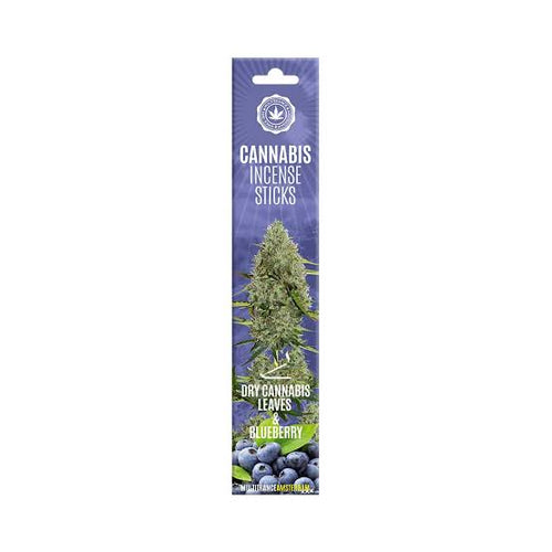 Cannabis Incense Sticks – Blueberry and Dry Cannabis Leaves Scented