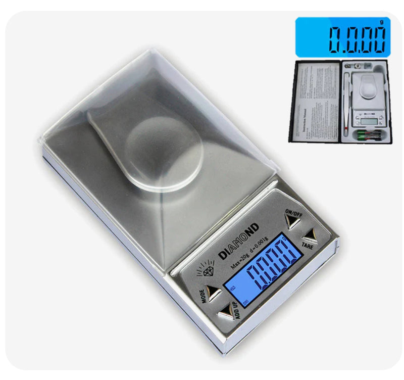 0.001g Diamond Milligram Digital Precision Pocket Scale 20 Gram
