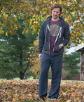 Hemp Yoga Pants - Midnight: LG