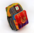 Hemp Moon Mushroom Hand Embroidered Sling Backpack