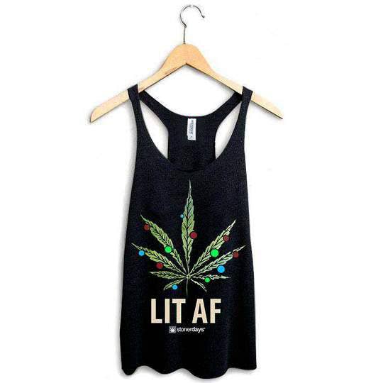 Lit AF Women's Racerback: MEDIUM