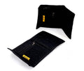 100% Hemp Tri-Fold Wallet: BLACK