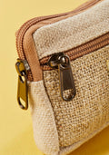Natural Hemp Zip Purse