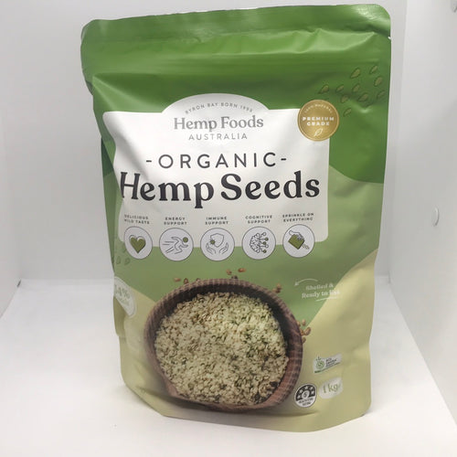 Hemp foods.  Organic hemp seeds 1KG - Get Hempified Store