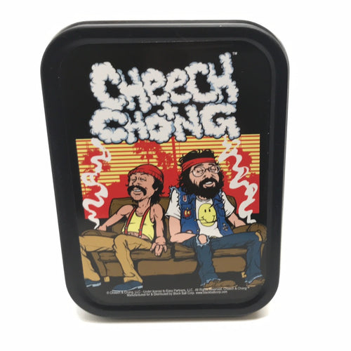 Stash tin large.     Cheech an chong cartoon