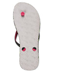 Women's Weed Flip Flops & Mesh Bag Set: Black / L 910