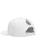 Middle Finger Up Skeleton Cotton Snapback: GRAY/BLACK / ONE SIZE