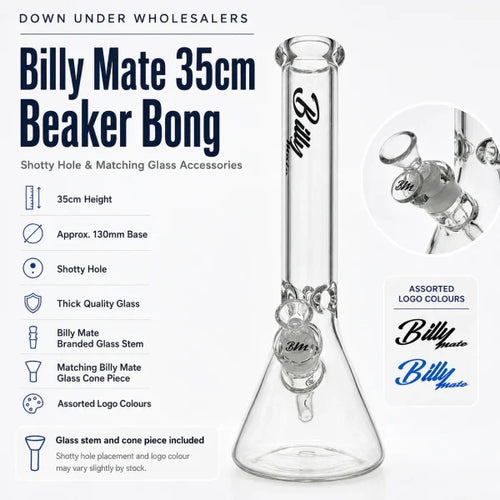 BILLY MATE BEAKER BONG 35CM