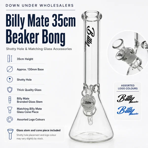 BILLY MATE BEAKER BONG 35CM