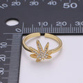 Mary Jane Ring | Studded Cannabis Ring