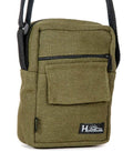 PUR146-H Hemp Mini Field Bag: Black