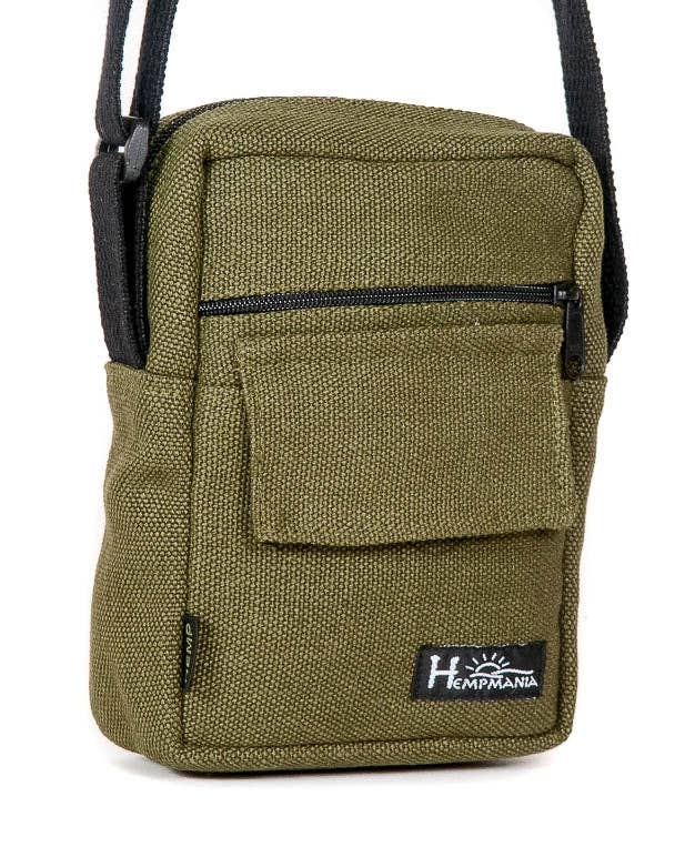 PUR146-H Hemp Mini Field Bag: Moss