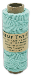 Hemptopia Hemp Twine spool, 225ft, 100% Natural: Natural