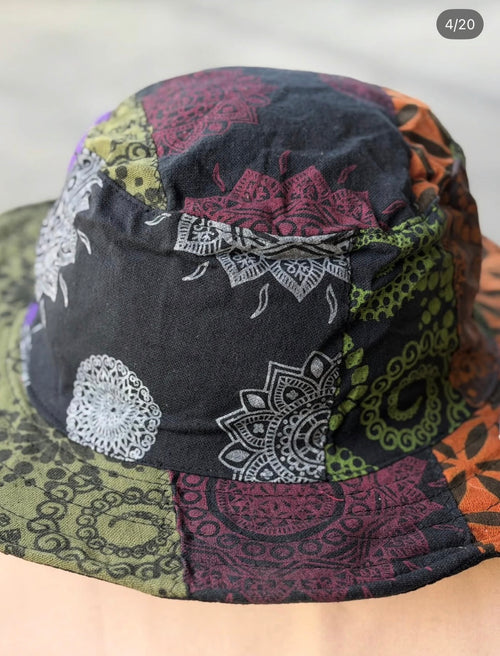 Yak And Yeti Mandala Printed Hats