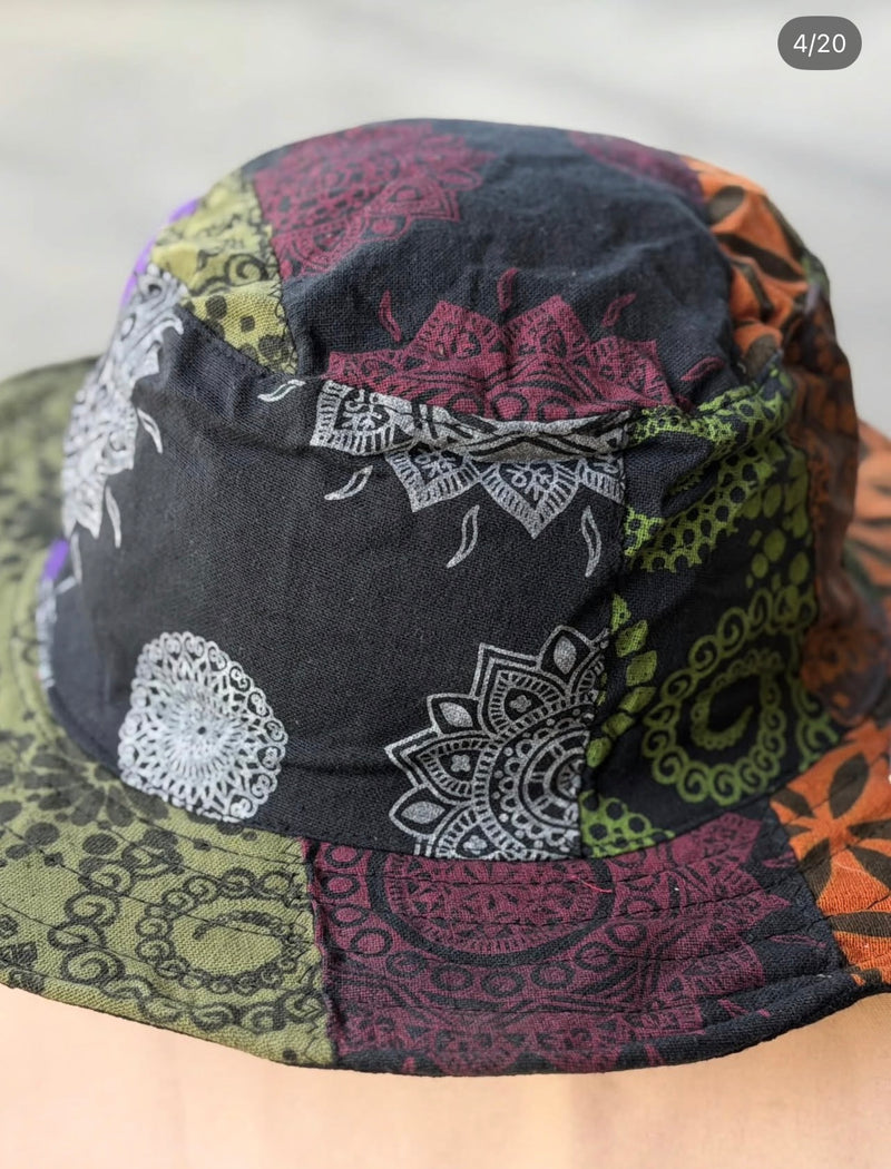 Yak And Yeti Mandala Printed Hats