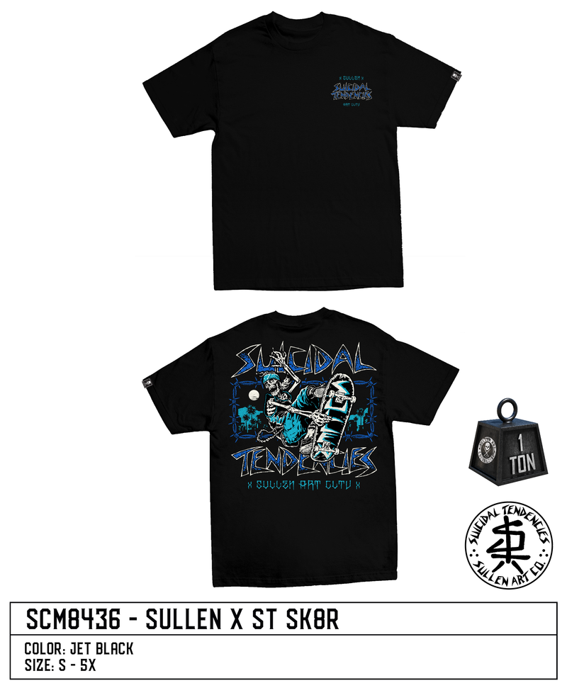 SULLEN X ST SK8TR - 1 TON: M