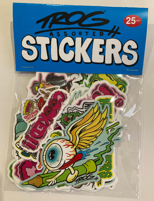 Trog Sticker Pack 25 Blue