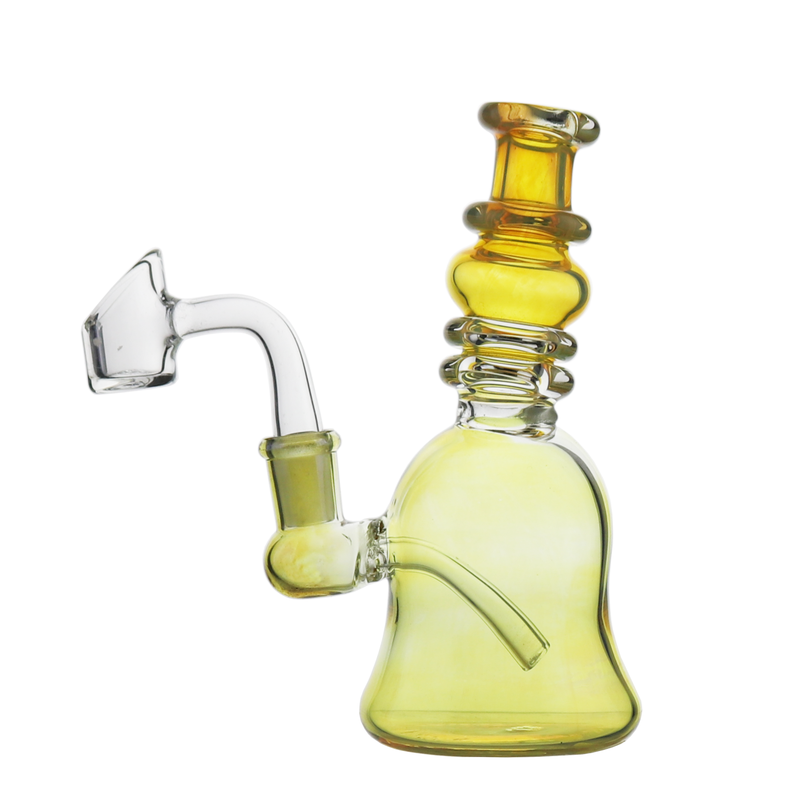 The Golden Bell Dab Rig – Gold Fumed