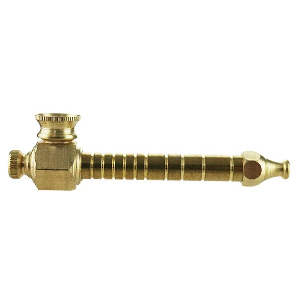 Brass Tobacco Spike Pipe 11.5cm