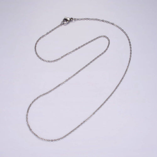 18inch Cable Chain Necklace Silver Dainty Cable Link Chain