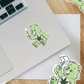 Caring Weed Bear Sticker- Green Joint: 2