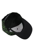 Middle Finger Up Skeleton Marijuana Snapback: BLACK / ONE SIZE
