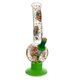 PREMIUM GLOW IN THE DARK BILLY MATE TUPAC BUBBLE BONGS 25CM