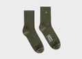 Crew Hemp Socks: Black / S