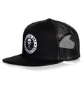 BOH Mesh Snapback Hat: Black/white