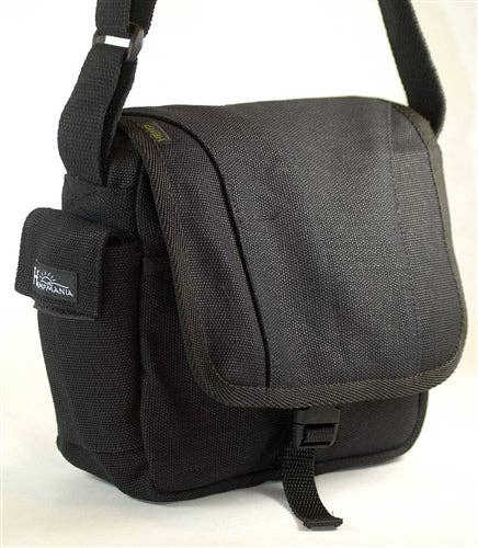 PUR139-H Hemp Cell Shoulder Bag: Black