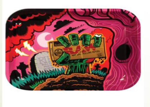 Raw Halloween Rolling Tray Large