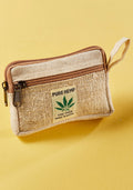Natural Hemp Zip Purse