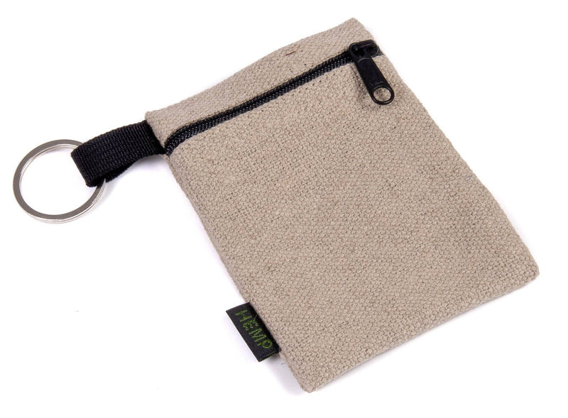 KEY100-H Hemp Key Pouch: Natural