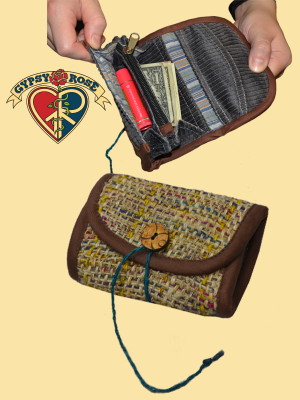 Home Grown Woven Hemp Folding Wallet