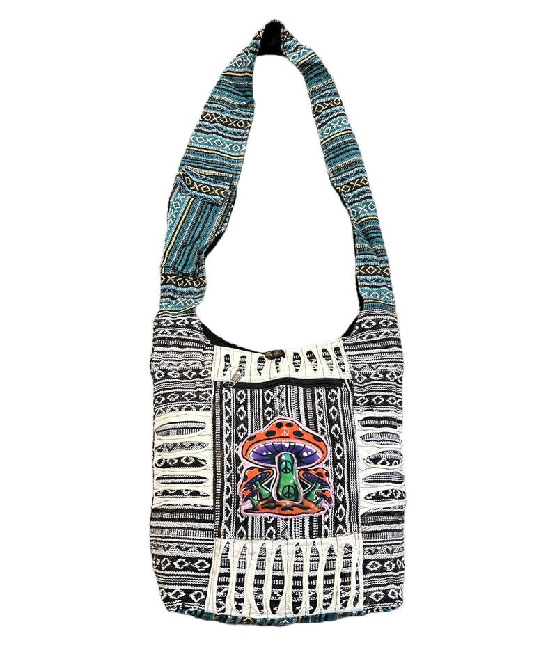 Cotton Mushroom & Peace Two Packet Bag - Get Hempified Store