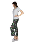 Women's Weed Pant PJ Set in a Bag: Black / L