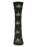 MeMoi Me & Mary Jane Bamboo Crew Socks: Black / 9-11