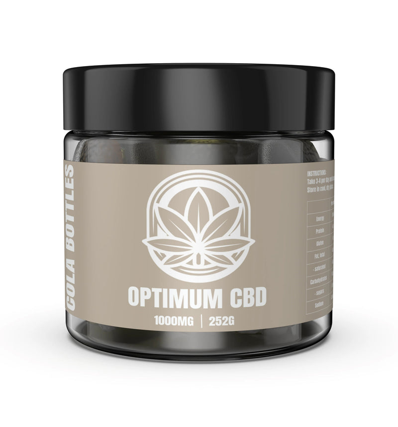 OPTIMUM CBD
1000mg Isolate Cola Bottles